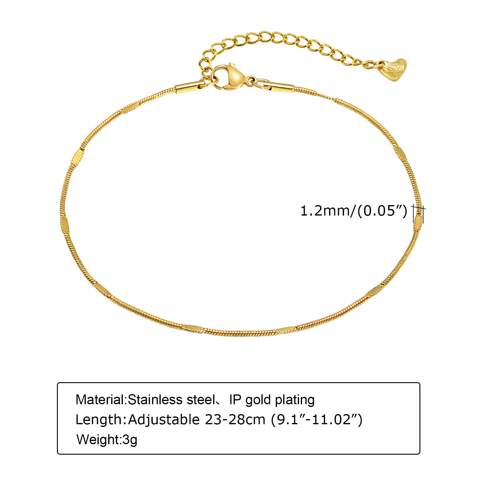 Women's Dainty Squashed Snake  - Jc Jewelry & Watches Photos recension och pris