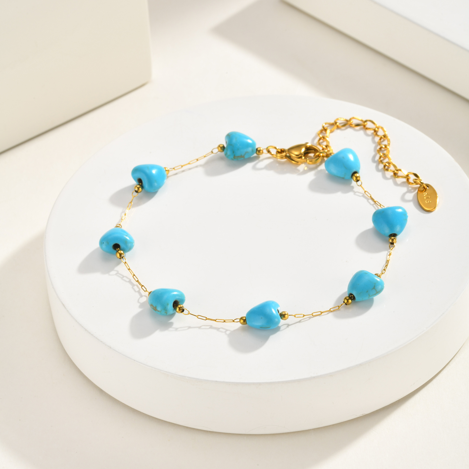 Turquoise Heart Anklet, Women' - Jc Jewelry & Watches Photos recension och pris