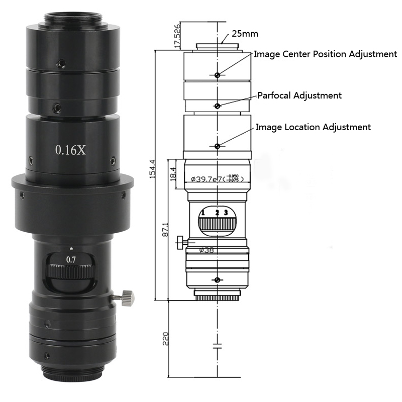 0.7X-4.5X Monocular Video Micr - Jewelry And Watches Inc recension och pris